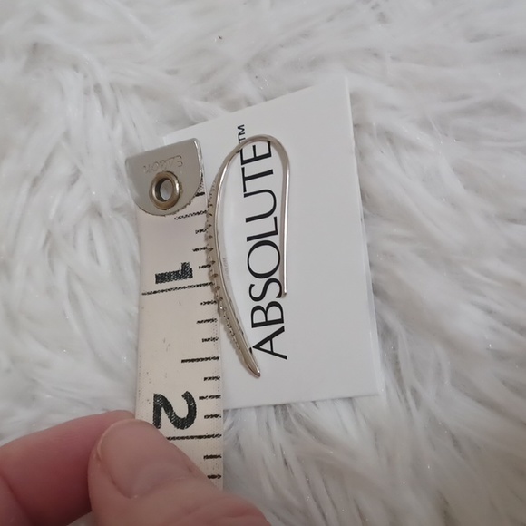 Radiance by Absolute Sterling Zirconia Drop Earrings NEW - Picture 8 of 9